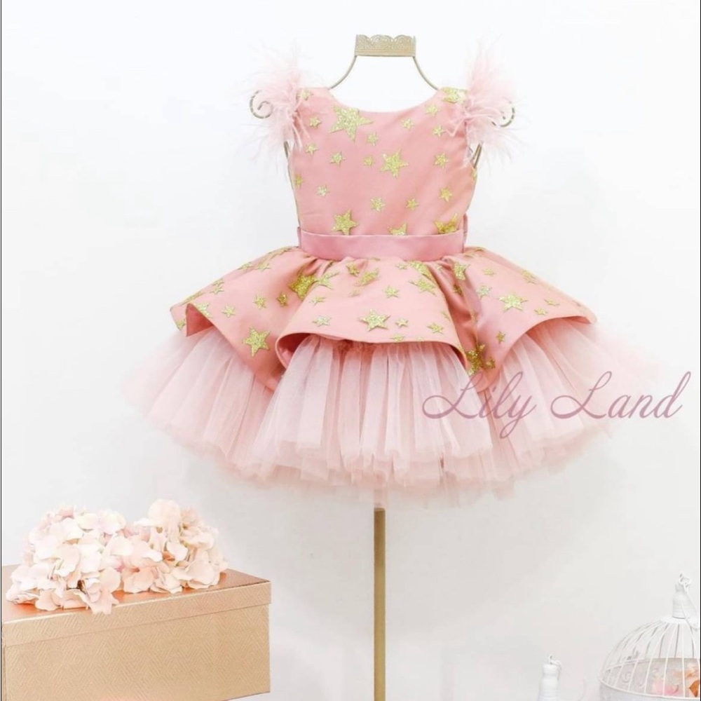 Custom made in Ukraine toddler girl dress 2T-4T (95-110 cm)